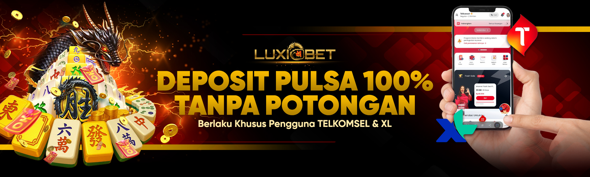 Deposit Pulsa Tanpa Potongan